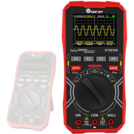 Oscilloscope multimètre 2-en-1 1MHz 2,5Msps avec capture