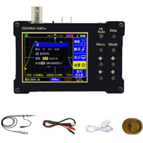 Oscilloscope numérique 2,4 pouces avec générateur de signaux – 40 MSa/s, bande passante 18 MHz, écran TFT 320×240
