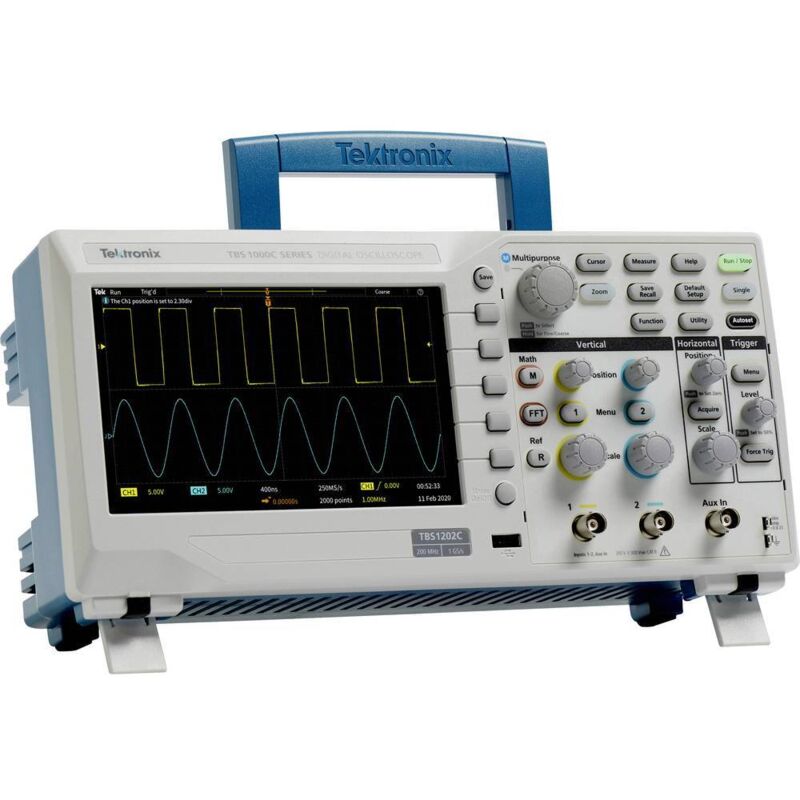 Oscilloscope numérique Tektronix TBS1052C 50 MHz 1 Géch/s 20 kpts 8 bits
