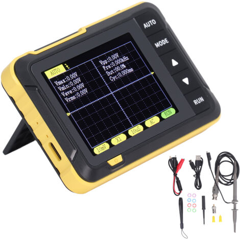 Oscilloscope Portable Numérique Analogique 200KHz 2.5MS/s pour Signaux - Appareil de Mesure Électronique