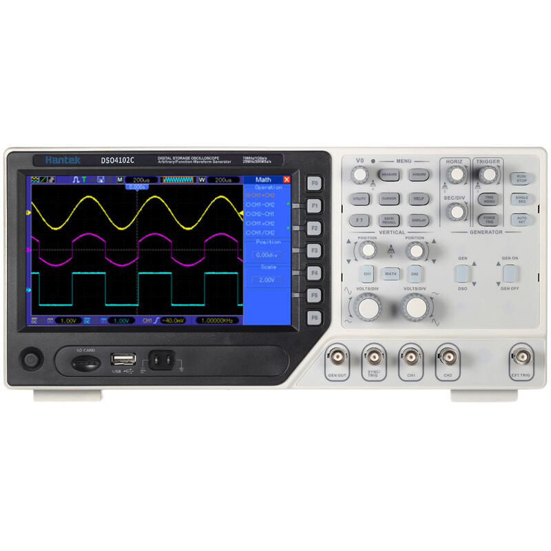 

Hantek - Osciloscopio de senal mixta de escritorio DSO4102C certificado profesional