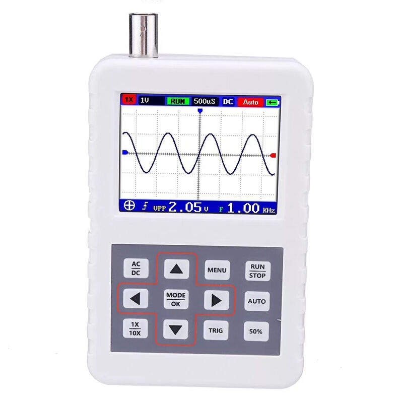 

Osciloscopio digital DSO PRO, con ancho de banda de 5M, frecuencia de muestreo de 20MS / s, con sonda P6100 - Kkmoon