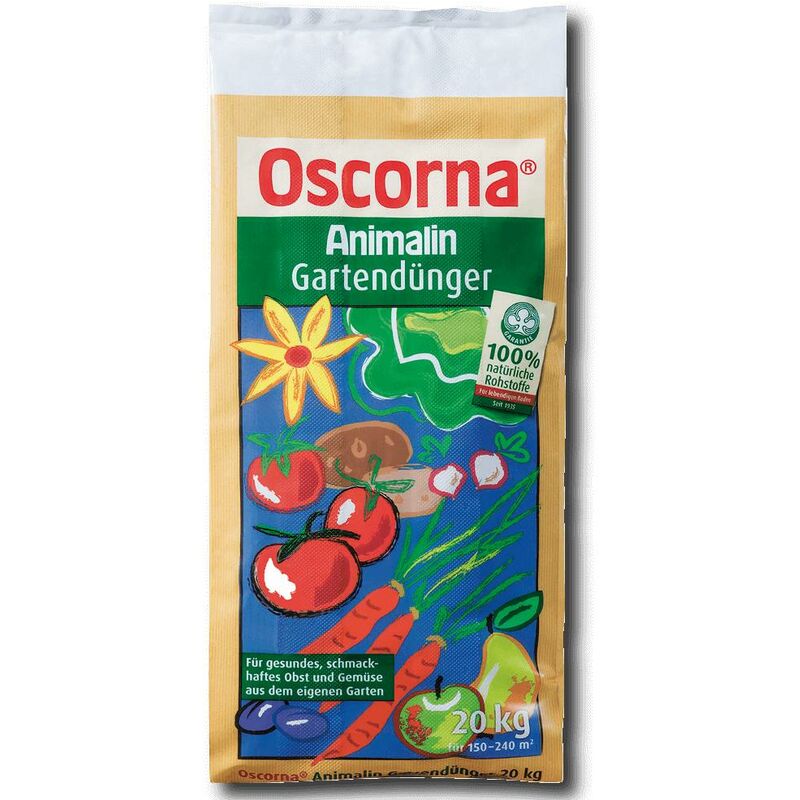 Animalin engrais de jardin 20 kg universel naturel bio fleurs légumes fruits - Oscorna