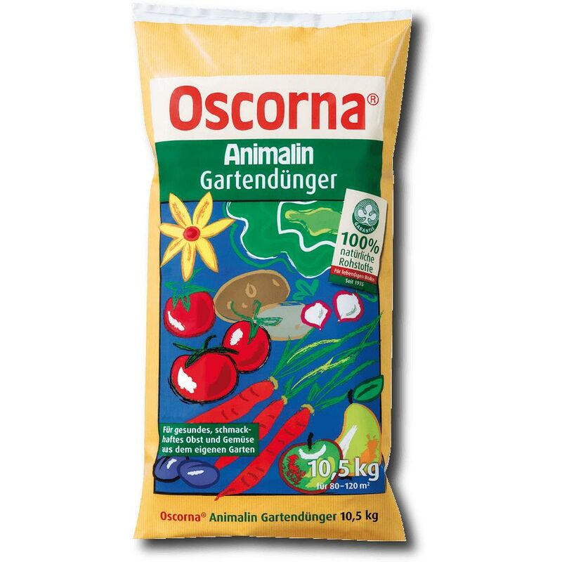 Animalin engrais de jardin 20 kg universel naturel bio fleurs légumes fruits - Oscorna