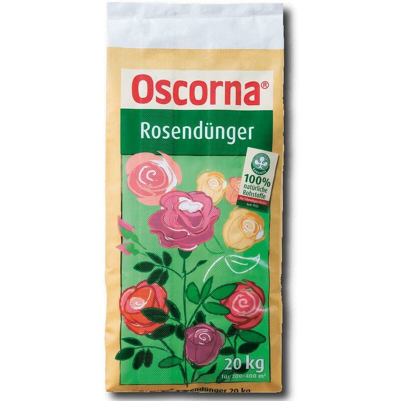 Engrais pour rosiers 20 kg engrais organique pour les roses, plates-bandes de fleurs balcon - Oscorna