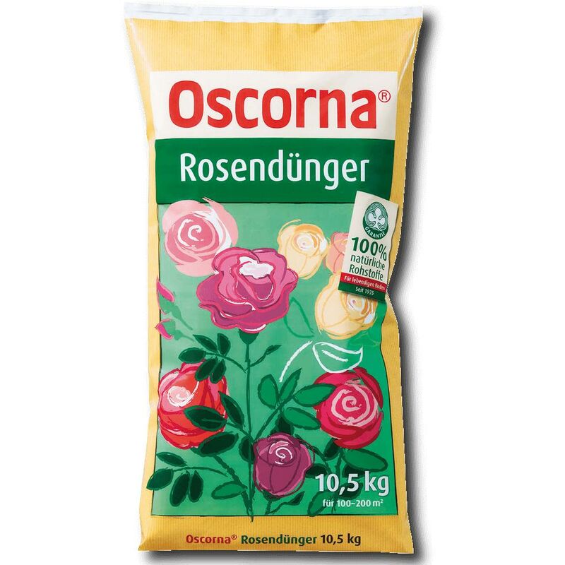 Oscorna engrais pour rosiers 10,5 kg engrais organique pour les roses, plates-bandes de fleurs balcon