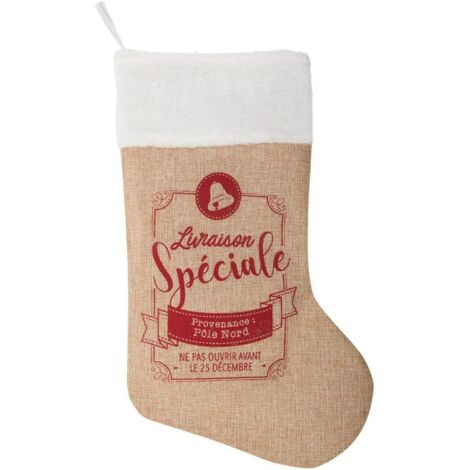 OSE - Calcetines de Navidad de arpillera