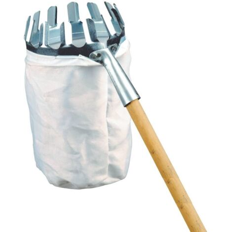 OSE – Cueille fruits Ø 155 mm – Outil de récolte compatible avec tous les manches – Sac de récupération en coton – Pour récolte efficace