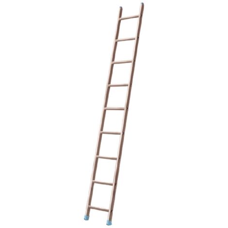 OSE – Échelle simple aluminium 2,45 m – Légère 4 kg – 9 barreaux – Conforme norme EN-131 – Largeur 35 cm pour travaux en hauteur