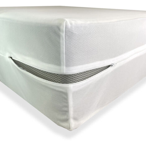 OSE – Housse de matelas 160 x 200 cm – Protection 100% polyester – Épaisseur compatible 20 à 30 cm – Maille souple avec zip