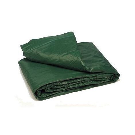 OSE – Housse de salon de jardin étanche en PVC 230 x 350 cm – 8 œillets pour fixation – Protection contre intempéries – Coloris vert