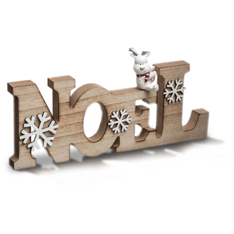 OSE - Letras navideñas con efecto madera