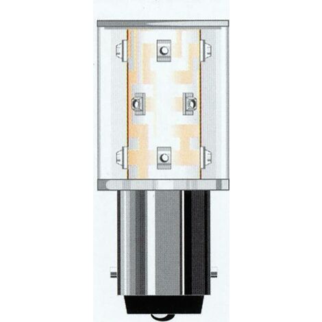 Oshino ODW01SM12B15-230 Voyant de signalisation LED blanc BA15d 240 V/AC 6600 mlm X763821