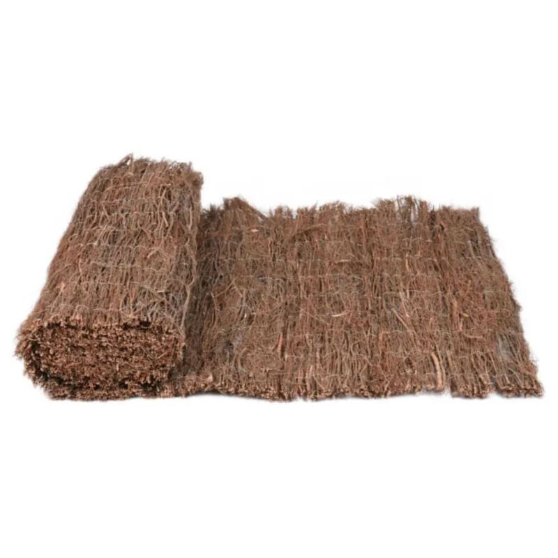 Suinga - Brise vue en Brande de Bruyère, Maille de bruyère 1,5 x 3 m, dissimulation à 90% clôture pour terrasses et jardins