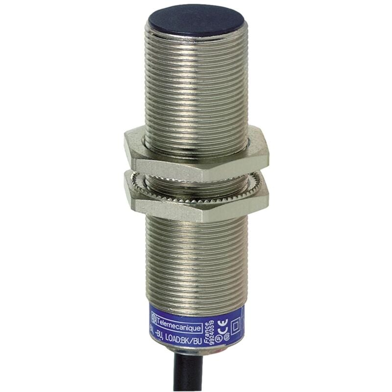 Xs1m18ma250 Schneider Xs Détecteur Inductif Boitier Métal - M18 L64mm Noyable Sn5mm Ac/dc No - 2m Telemecanique