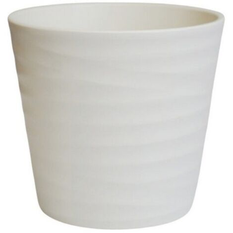 Oslo Cotton Taper Planter - L32 x W32 x H27 cm - White