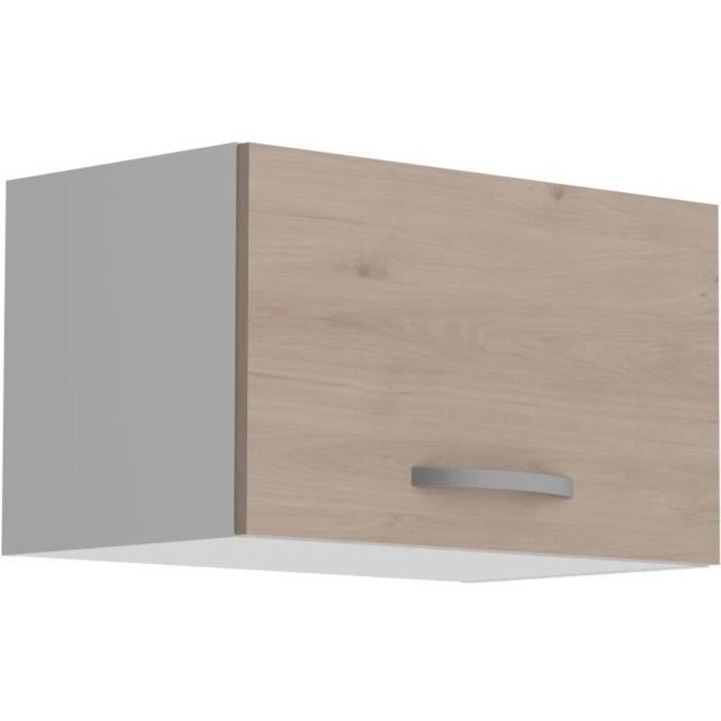 Eko Petit Module de Cuisine Supérieur 1P Miroytengo Jackson Chêne et Blanc 60x36 Cm