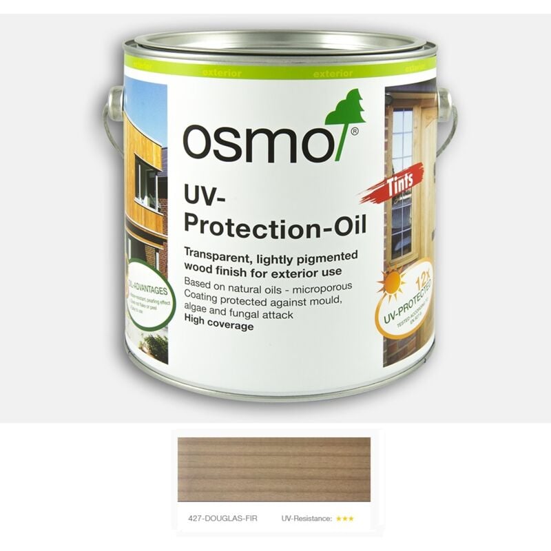 Osmo - uv Protection Oil Tints - With Film Protection - Douglas Fir - 125ml