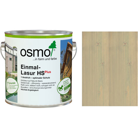 OSMO 9203 Einmallasur HS Plus Basaltgrau, 2,5 Ltr