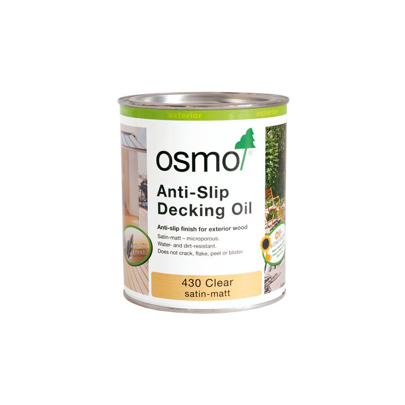 Anti-Slip Decking Oil 2.5L Clear (430) - Osmo