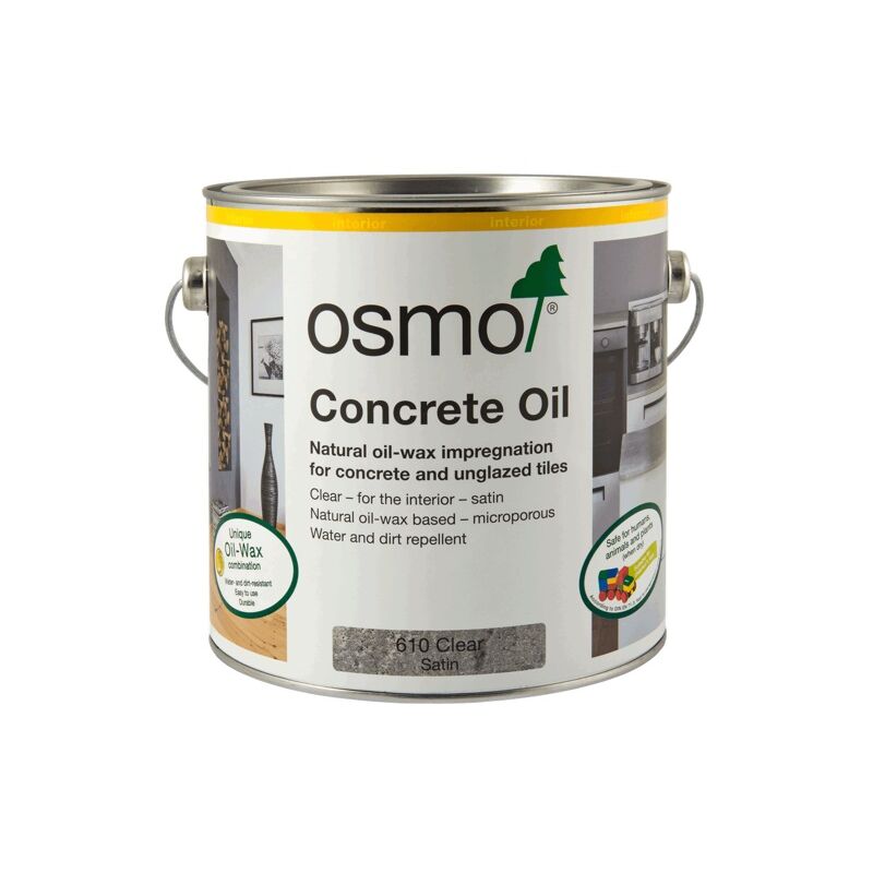 Osmo - Concrete Finishing Oil - Clear - Satin - 750ml - Clear