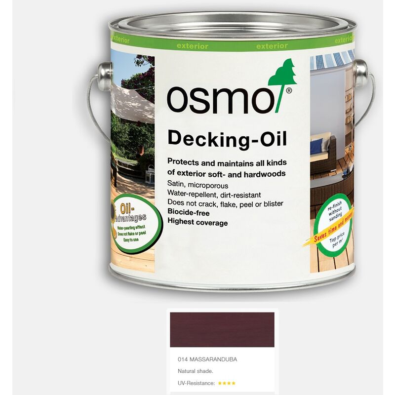 Osmo - Decking Oil - Massaranduba - 750ml - Massaranduba