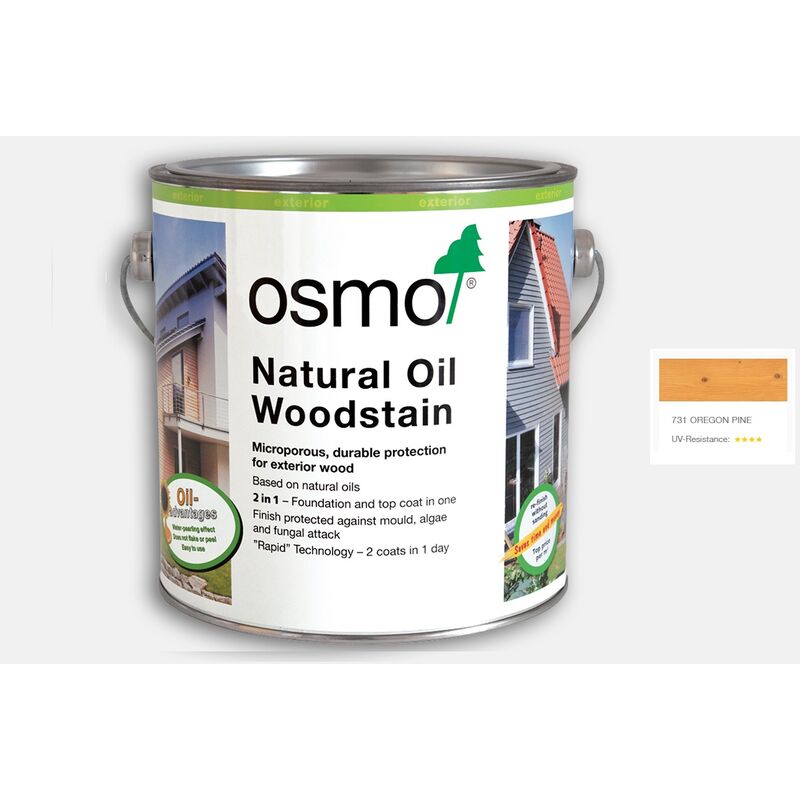 Osmo - Natural Oil Woodstain - Oregon Pine - 750ml