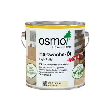 Osmo Hartwachs-Öl Original Farblos Glänzend 0,375 l - 10300161