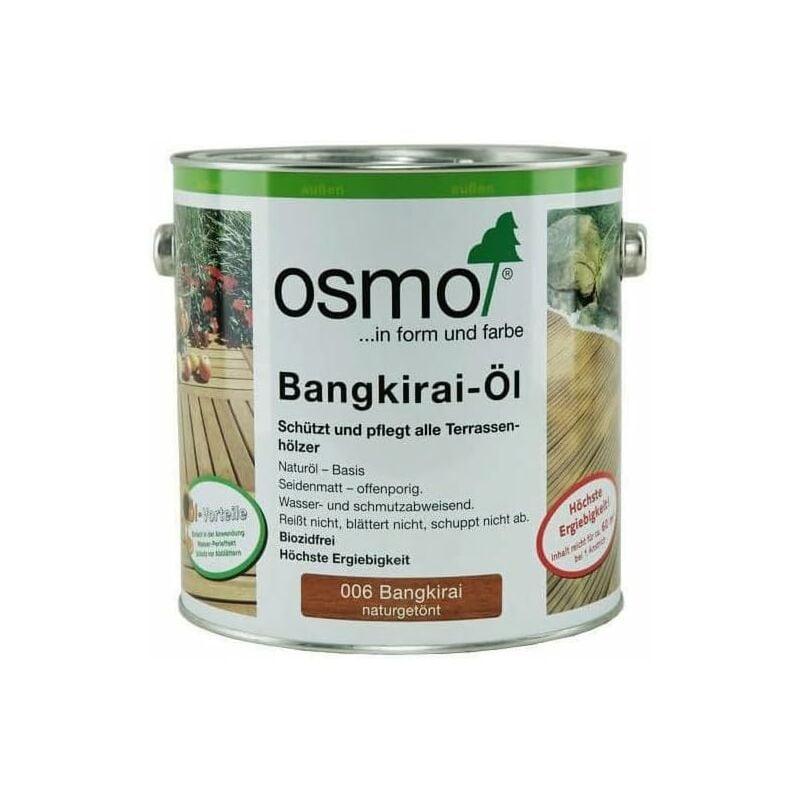 Osmo - Huile pour terrasse 006 bangkiraï clair huile terrasse ââ'" 0.750L