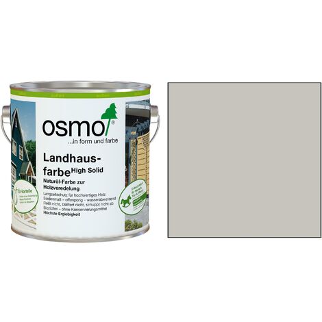 Osmo Landhausfarbe 750 ml kieselgrau Holzschutzfarbe