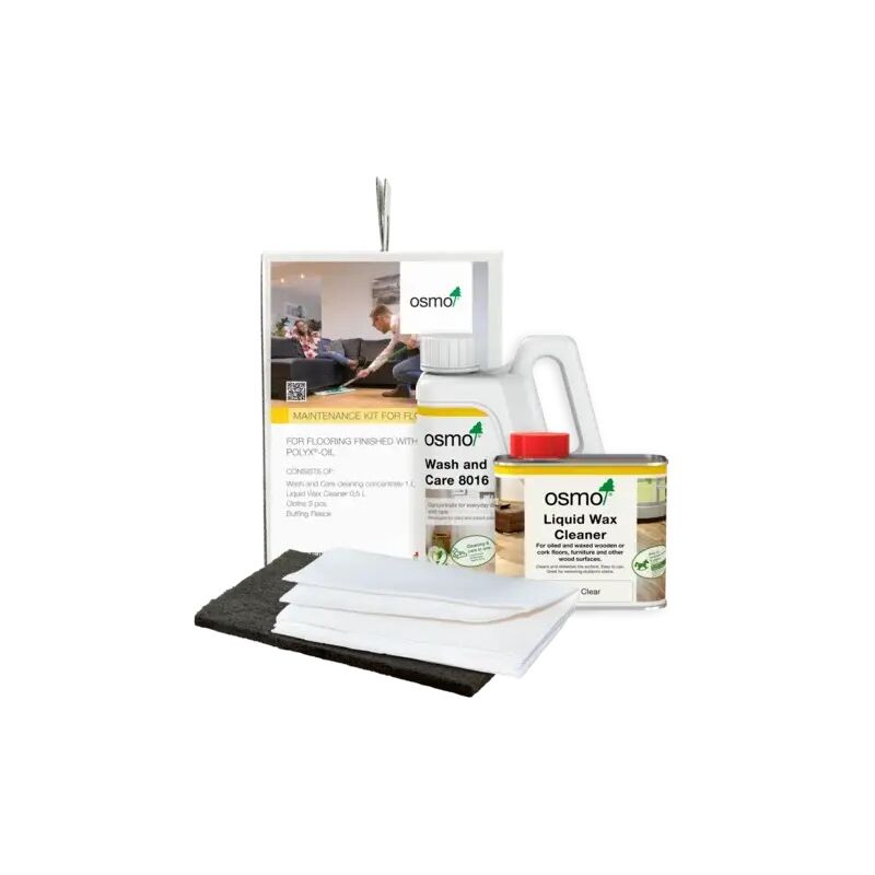 Maintenance kit for Floors - Flooring Finished With Hardwax Oil - Clear - Osmo