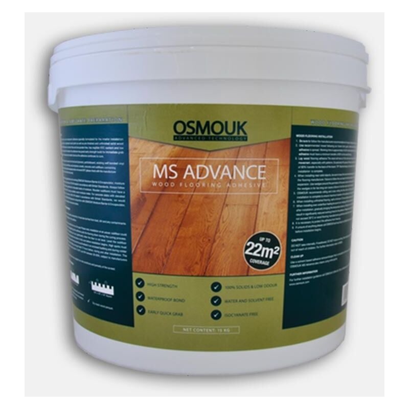 Osmo - ms Advanced Trade Flexible Wood Flooring Adhesive - 15kg