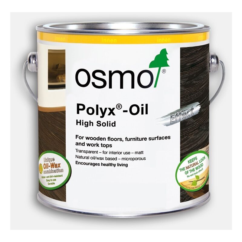 Osmo - Polyx Oil Effect Satin - Silver - 750ml - Silver