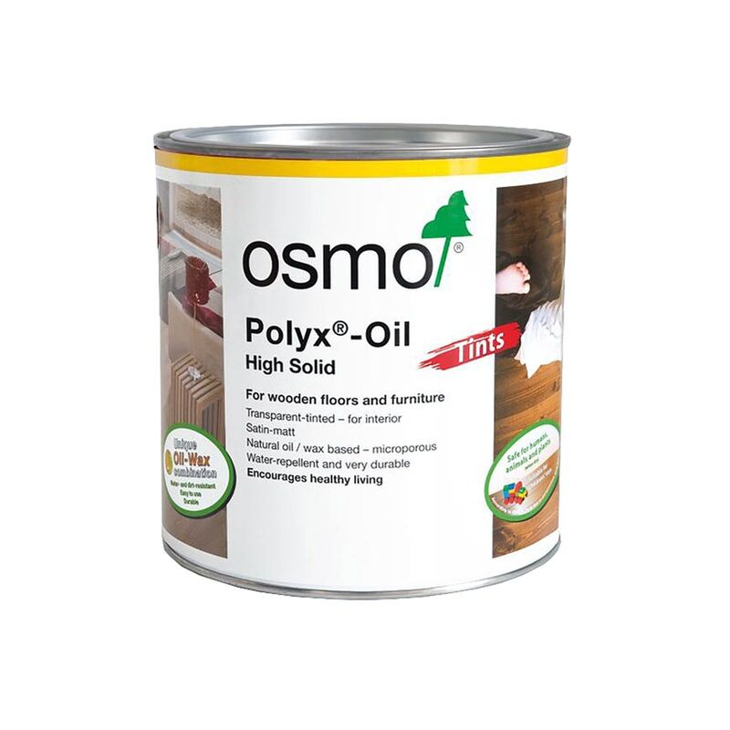 Osmo Polyx Hard Wax Oil Tints - Black - 750ml