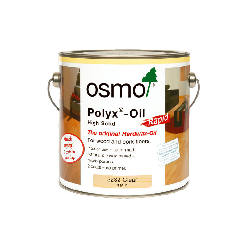 Rapid Polyx-Oil Clear Satin (3232) 2.5L - Osmo