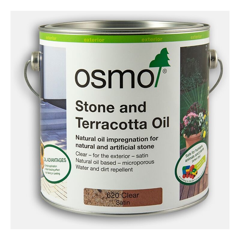 Osmo - Stone and Terracotta Oil Exterior - Clear - 2.5L