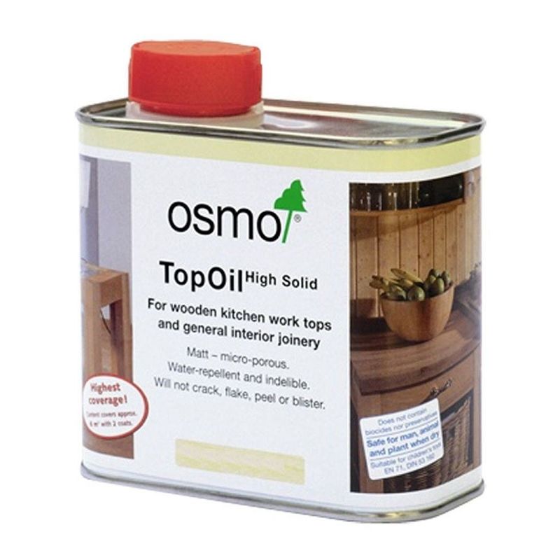 Osmo - Top Oil - Clear Satin - 0.5 Litre - Clear Satin