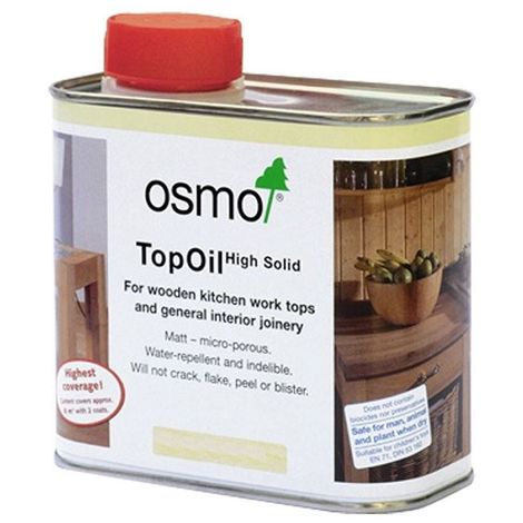 main image of "Osmo Top Oil - Clear Matt - 0.5 Litre"