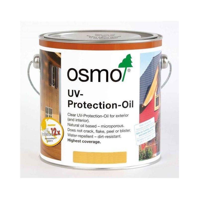 Osmo - uv Protection Oil - Clear - Without active Ingredients - Satin - 2.5 Litre