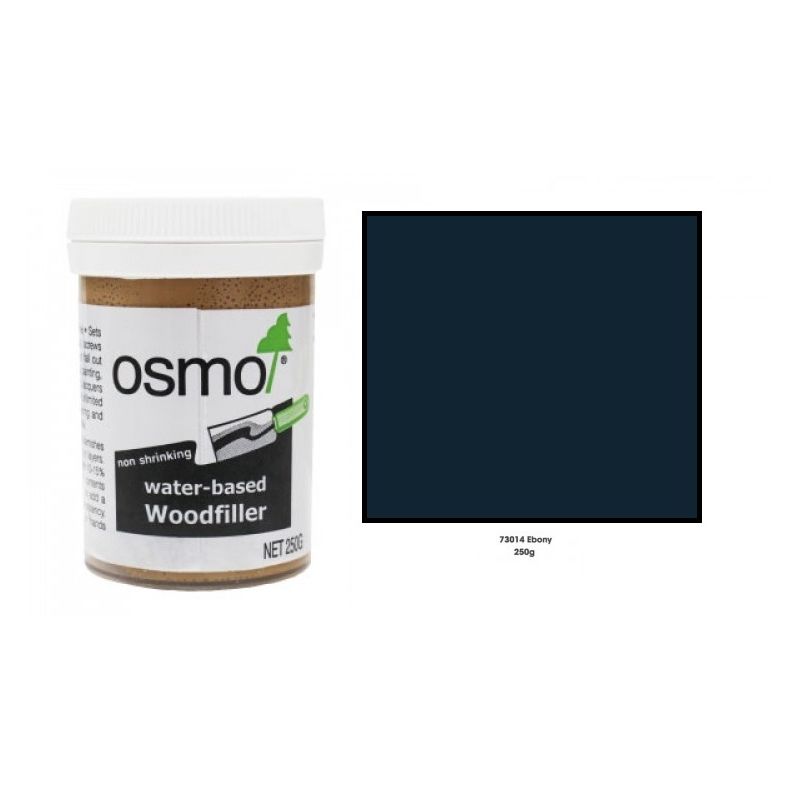 Osmo - Wood Filler - Multi Purpose Interior Filler - 250g - Ebony - Ebony