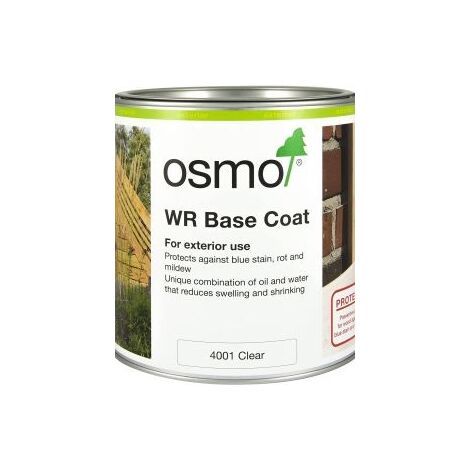 Osmo WR Basecoat - Clear Impregnation For Exterior Wood - 750ml