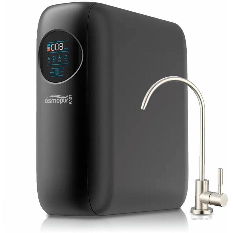 Rosmmel - osmopur fast 800 gpd – Système d'Osmose Inverse Sans Réservoir Intelligent