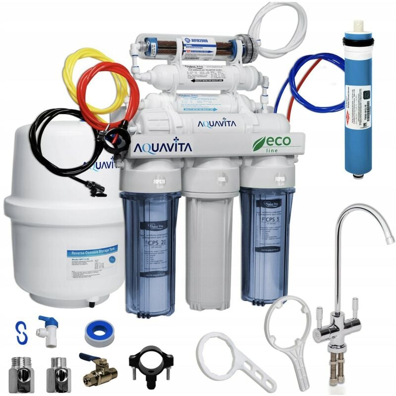 Viva - Osmoseur domestique 7 étapes de filtration RO7 AIFIR2000