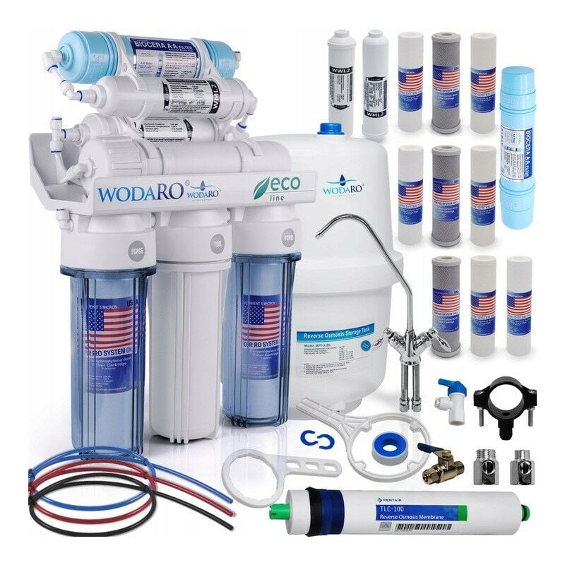 Viva - Osmoseur domestique 7 étapes de filtration RO7 wodaRO eco à effet décontaminant