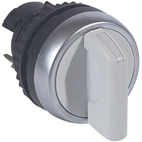 Osmoz compo bouton tournant non lum manette 2 posit fixes (0 à 12h) gris