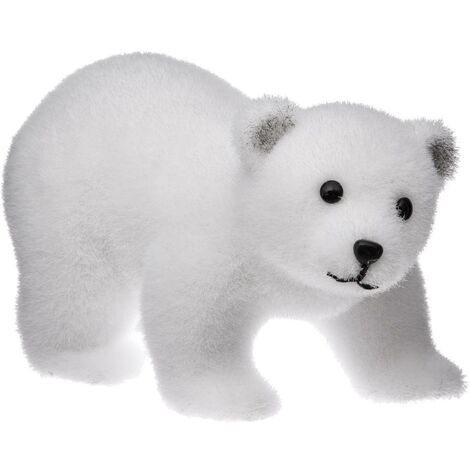 Oso blanco 4 patas L21 - Feeric lights & christmas
