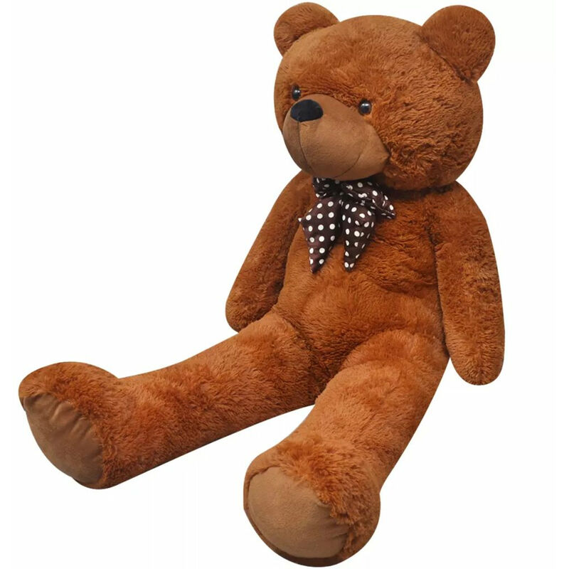 

Asupermall - Oso de peluche XXL marron 85 cm