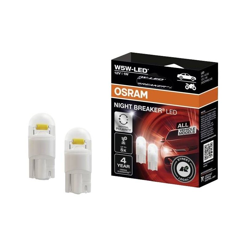 OSRAM 2825DWNB-2HFB Ampoule LED LED Night Breaker® W5W 1 W 12 V Q890173