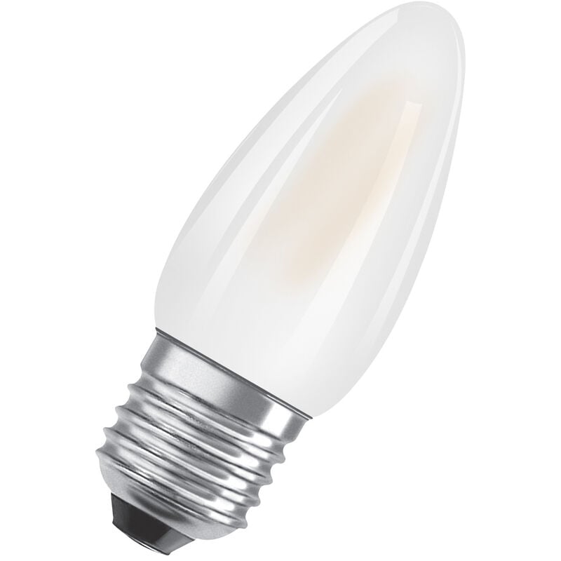 Image of Osram - LED-Lampen, klassische Minikerzenform, 25 Watts Ersatz, E27, B-shape, 2700 Kelvin, Warm weiß, Klares Glas, single Pack