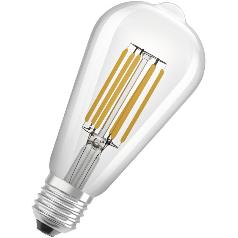 Osram Led Stromsparlampe, Filament Edison Mit E27 Sockel, Warmwei 3...